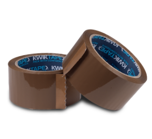 KwikTape Polypropylene Brown (Buff) Packaging Tape