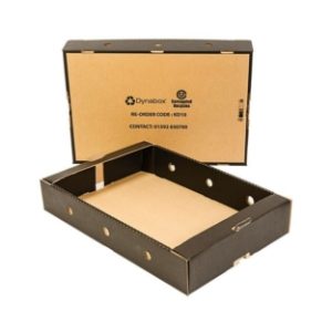 Black Dynabox™ Cardboard Produce Trays (1)